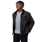 JA Logo'd Denim Sherpa Jacket