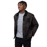 JA Logo'd Denim Sherpa Jacket